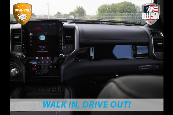 Dodge Ram | 1500 | Rebel | Night | 4x4 | Crew Cab | 3.0L Twin-turbo I6 | BPM-VRIJ  | Pano | Harman Kardon | Leder interieur Getoonde accessoires zijn verkrijgbaar tegen meerprijs