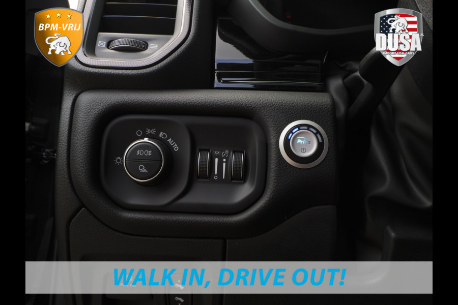 Dodge Ram | 1500 | Rebel | Night | 4x4 | Crew Cab | 3.0L Twin-turbo I6 | BPM-VRIJ  | Pano | Harman Kardon | Leder interieur Getoonde accessoires zijn verkrijgbaar tegen meerprijs