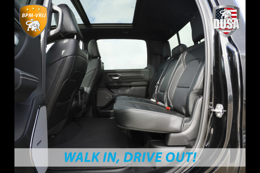 Dodge Ram | 1500 | Rebel | Night | 4x4 | Crew Cab | 3.0L Twin-turbo I6 | BPM-VRIJ  | Pano | Harman Kardon | Leder interieur Getoonde accessoires zijn verkrijgbaar tegen meerprijs