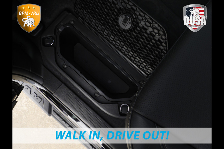 Dodge Ram | 1500 | Rebel | Night | 4x4 | Crew Cab | 3.0L Twin-turbo I6 | BPM-VRIJ  | Pano | Harman Kardon | Leder interieur Getoonde accessoires zijn verkrijgbaar tegen meerprijs