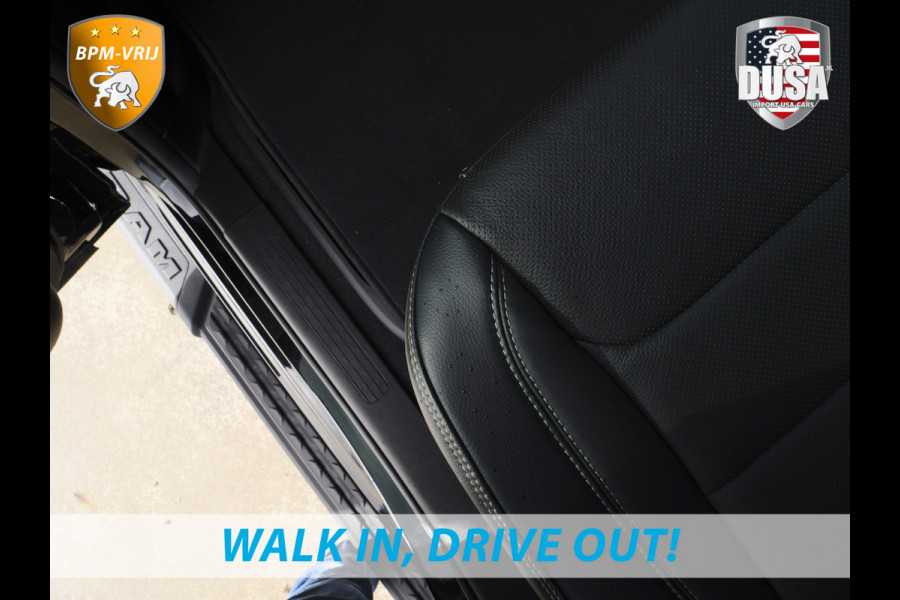 Dodge Ram | 1500 | Rebel | Night | 4x4 | Crew Cab | 3.0L Twin-turbo I6 | BPM-VRIJ  | Pano | Harman Kardon | Leder interieur Getoonde accessoires zijn verkrijgbaar tegen meerprijs