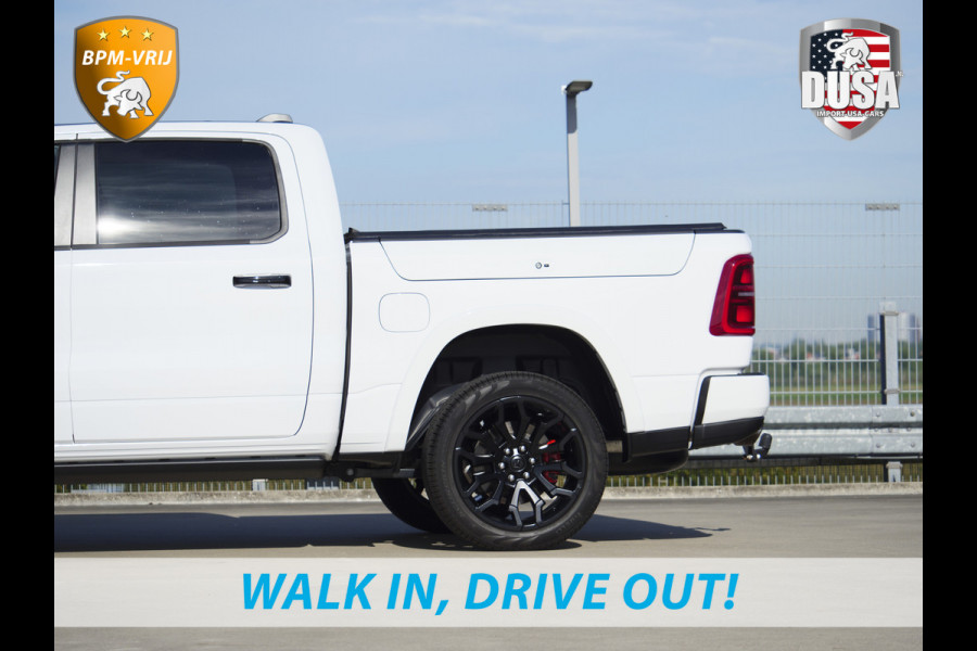 Dodge Ram | 1500 | Limited | Night | 3.0L Twin-Turbo I6 | High Output | | Passenger Display | 14,4 Touch Screen | Harman Kardon | RAMBOX Getoonde accessoires zijn verkrijgbaar tegen meerprijs