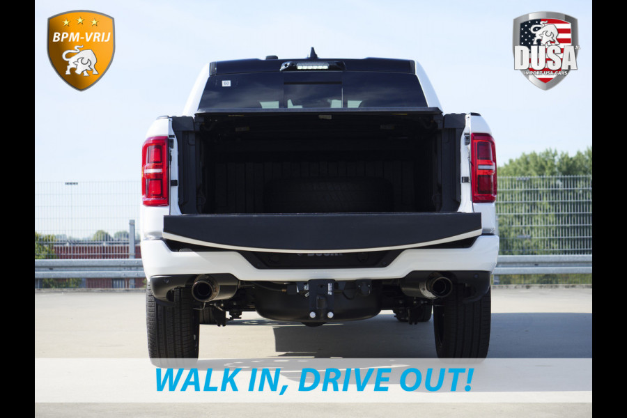 Dodge Ram | 1500 | Limited | Night | 3.0L Twin-Turbo I6 | High Output | | Passenger Display | 14,4 Touch Screen | Harman Kardon | RAMBOX Getoonde accessoires zijn verkrijgbaar tegen meerprijs