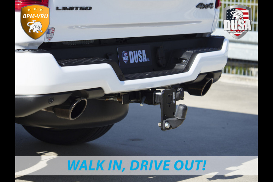 Dodge Ram | 1500 | Limited | Night | 3.0L Twin-Turbo I6 | High Output | | Passenger Display | 14,4 Touch Screen | Harman Kardon | RAMBOX Getoonde accessoires zijn verkrijgbaar tegen meerprijs