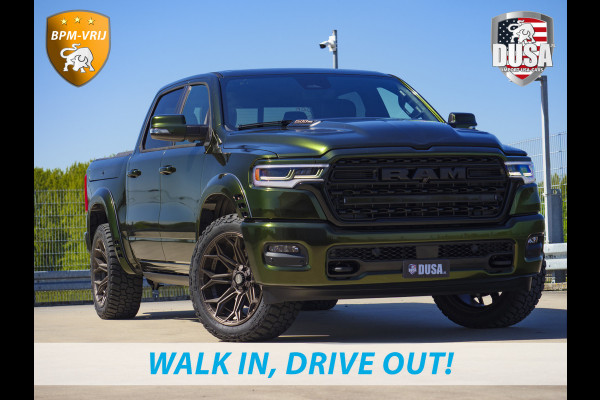Dodge Ram | 1500 | Limited | 3.0L Twin-Turbo I6 | High Output | BPM-VRIJ | Passenger Display | 14,4 Touch Screen | Harman Kardon | RAMBOX Getoonde accessoires zijn verkrijgbaar tegen meerprijs