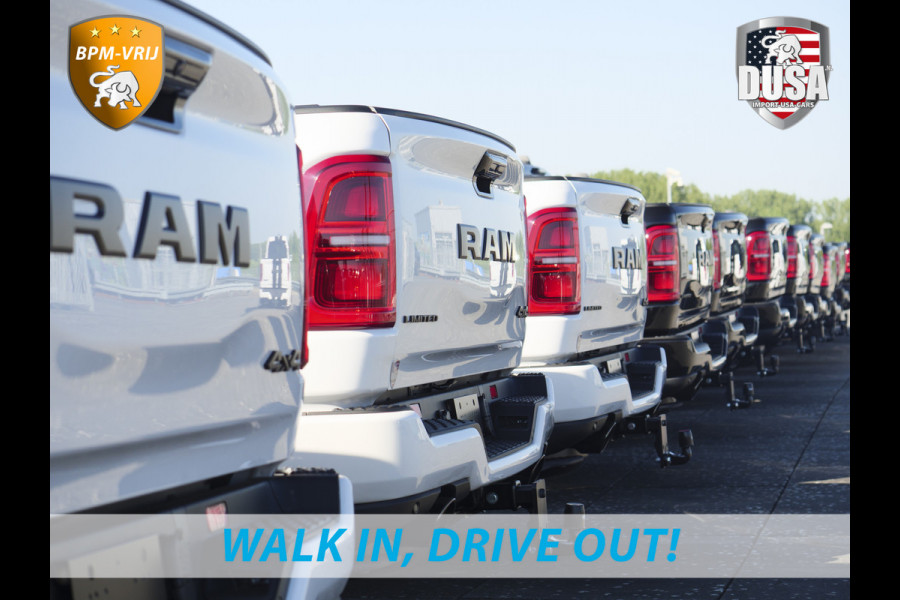 Dodge Ram | 1500 | Limited | 3.0L Twin-Turbo I6 | High Output | BPM-VRIJ | Passenger Display | 14,4 Touch Screen | RAMBOX Getoonde accessoires zijn verkrijgbaar tegen meerprijs