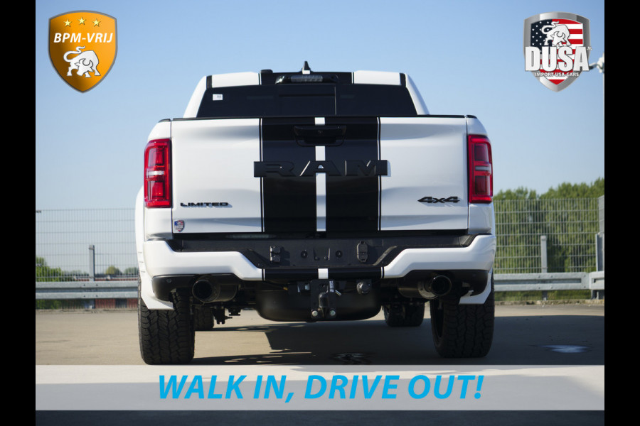 Dodge Ram | 1500 | Limited | 3.0L Twin-Turbo I6 | High Output | BPM-VRIJ | Passenger Display | 14,4 Touch Screen | RAMBOX Getoonde accessoires zijn verkrijgbaar tegen meerprijs