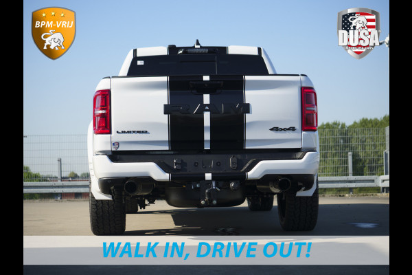 Dodge Ram | 1500 | Limited | 3.0L Twin-Turbo I6 | High Output | BPM-VRIJ | Passenger Display | 14,4 Touch Screen | RAMBOX Getoonde accessoires zijn verkrijgbaar tegen meerprijs