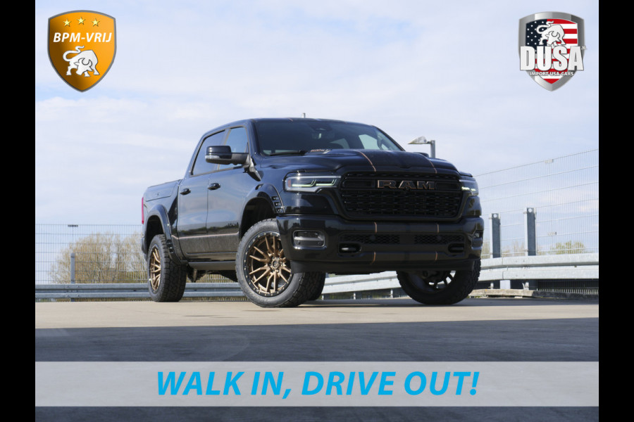 Dodge Ram | 1500 | Limited | 3.0L Twin-Turbo I6 | High Output | BPM-VRIJ | Passenger Display | 14,4 Touch Screen | LPG | RAMBOX Getoonde accessoires zijn verkrijgbaar tegen meerprijs