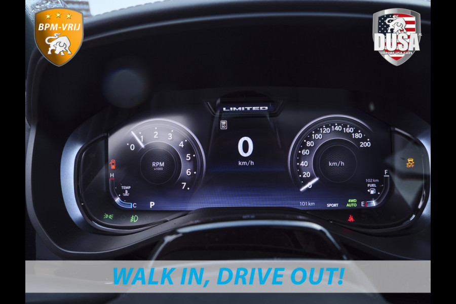 Dodge Ram | 1500 | Limited | 3.0L Twin-Turbo I6 | High Output | BPM-VRIJ | Passenger Display | 14,4 Touch Screen | LPG | RAMBOX Getoonde accessoires zijn verkrijgbaar tegen meerprijs