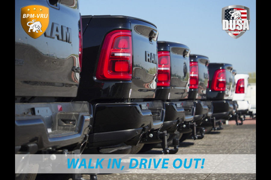 Dodge Ram | 1500 | Limited | 3.0L Twin-Turbo I6 | High Output | BPM-VRIJ | Passenger Display | 14,4 Touch Screen | LPG | RAMBOX Getoonde accessoires zijn verkrijgbaar tegen meerprijs