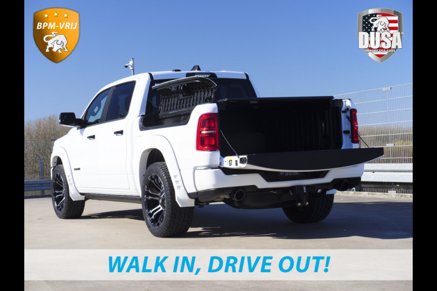 Dodge Ram | 1500 | Limited | Night | 3.0L Twin-Turbo I6 | High Output | BPM-VRIJ | Passenger Display | 14,4 Touch Screen | Harman Kardon | RAMBOX Getoonde accessoires zijn verkrijgbaar tegen meerprijs
