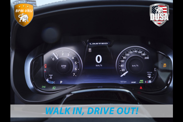 Dodge Ram | 1500 | Limited | Night | 3.0L Twin-Turbo I6 | High Output | BPM-VRIJ | Passenger Display | 14,4 Touch Screen | Harman Kardon | RAMBOX Getoonde accessoires zijn verkrijgbaar tegen meerprijs