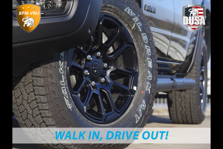 Dodge Ram | 1500 | Rebel | Premium | 4x4 | Crew Cab | 3.0L Twin-turbo I6 | BPM-VRIJ | 10,2 inch Passenger Screen | Harman Kardon | Getoonde accessoires zijn verkrijgbaar tegen meerprijs