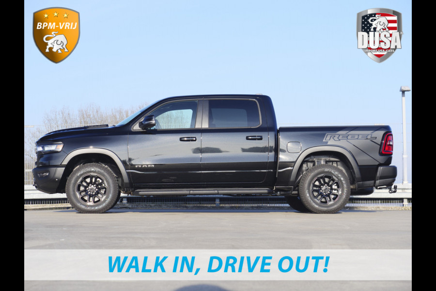 Dodge Ram | 1500 | Rebel | Premium | 4x4 | Crew Cab | 3.0L Twin-turbo I6 | BPM-VRIJ | 10,2 inch Passenger Screen | Harman Kardon | Getoonde accessoires zijn verkrijgbaar tegen meerprijs