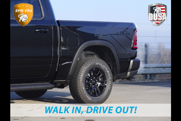 Dodge Ram | 1500 | Rebel | Premium | 4x4 | Crew Cab | 3.0L Twin-turbo I6 | BPM-VRIJ | 10,2 inch Passenger Screen | Harman Kardon | Getoonde accessoires zijn verkrijgbaar tegen meerprijs