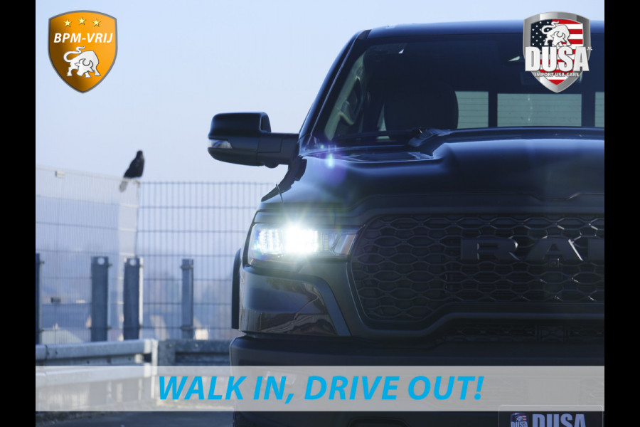Dodge Ram | 1500 | Rebel | Premium | 4x4 | Crew Cab | 3.0L Twin-turbo I6 | BPM-VRIJ | 10,2 inch Passenger Screen | Harman Kardon | Getoonde accessoires zijn verkrijgbaar tegen meerprijs