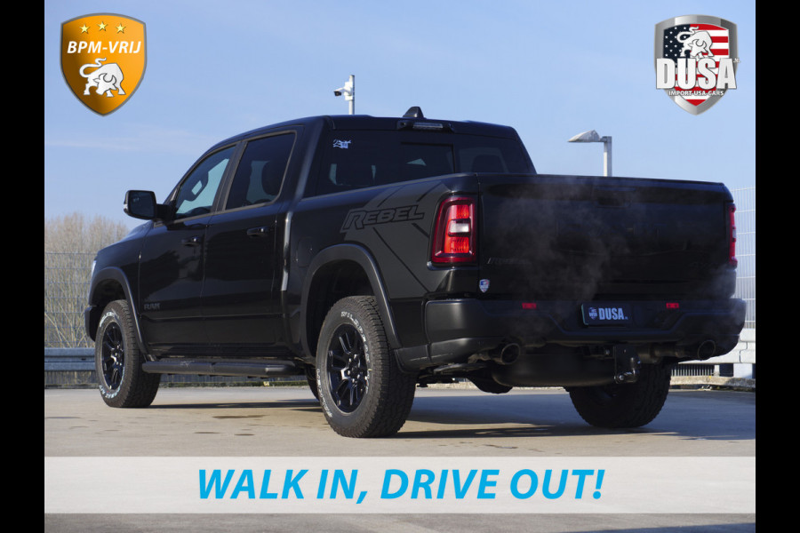 Dodge Ram | 1500 | Rebel | Premium | 4x4 | Crew Cab | 3.0L Twin-turbo I6 | BPM-VRIJ | 10,2 inch Passenger Screen | Harman Kardon | Getoonde accessoires zijn verkrijgbaar tegen meerprijs
