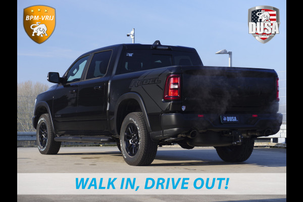 Dodge Ram | 1500 | Rebel | Premium | 4x4 | Crew Cab | 3.0L Twin-turbo I6 | BPM-VRIJ | 10,2 inch Passenger Screen | Harman Kardon | Getoonde accessoires zijn verkrijgbaar tegen meerprijs