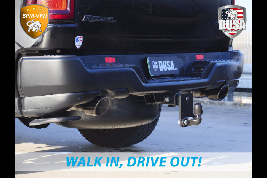 Dodge Ram | 1500 | Rebel | Premium | 4x4 | Crew Cab | 3.0L Twin-turbo I6 | BPM-VRIJ | 10,2 inch Passenger Screen | Harman Kardon | Getoonde accessoires zijn verkrijgbaar tegen meerprijs