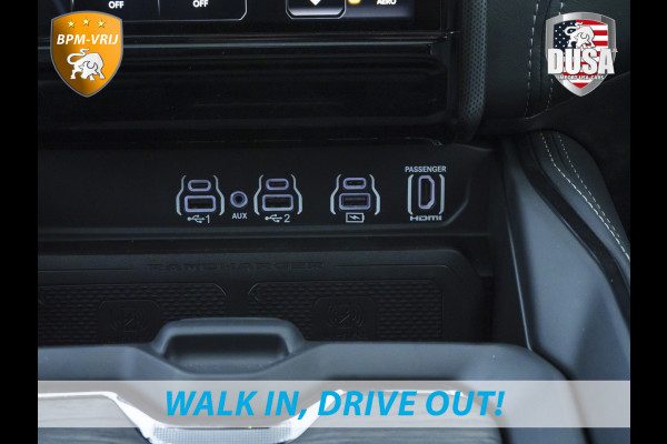 Dodge Ram | 1500 | Limited | Night | 3.0L Twin-Turbo I6 | High Output | BPM-VRIJ | Massage stoelen | Harman Kardon | Passenger Display | RAMBOX Getoonde accessoires zijn verkrijgbaar tegen meerprijs