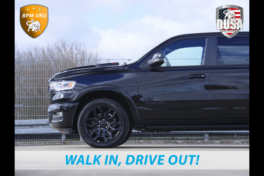 Dodge Ram | 1500 | Limited | Night | 3.0L Twin-Turbo I6 | High Output | BPM-VRIJ | Passenger Display | 14,4 Touch Screen | Harman Kardon | RAMBOX Getoonde accessoires zijn verkrijgbaar tegen meerprijs