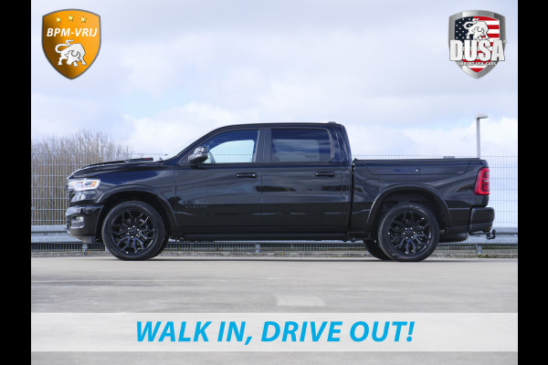 Dodge Ram | 1500 | Limited | Night | 3.0L Twin-Turbo I6 | High Output | BPM-VRIJ | Passenger Display | 14,4 Touch Screen | Harman Kardon | RAMBOX Getoonde accessoires zijn verkrijgbaar tegen meerprijs
