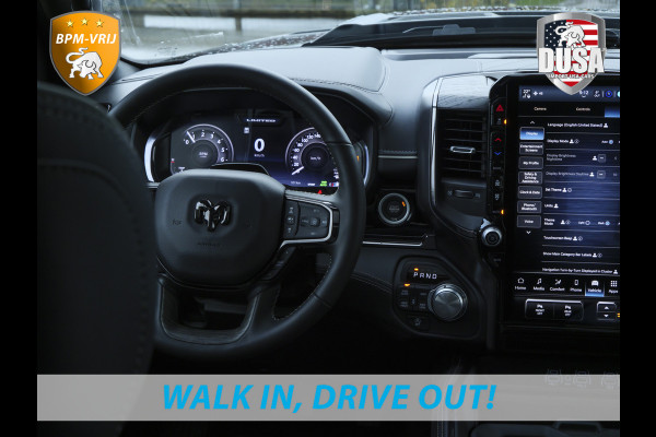 Dodge Ram | 1500 | Limited | Night | 3.0L Twin-Turbo I6 | High Output | BPM-VRIJ | Passenger Display | 14,4 Touch Screen | Harman Kardon | RAMBOX Getoonde accessoires zijn verkrijgbaar tegen meerprijs