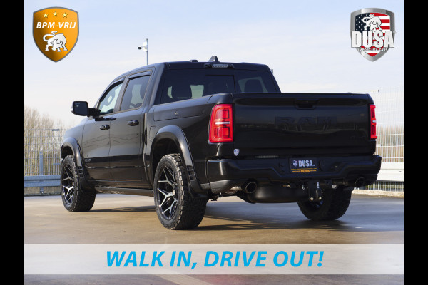 Dodge Ram | 1500 | Limited | Night | 3.0L Twin-Turbo I6 | High Output | BPM-VRIJ | Passenger Display | 14,4 Touch Screen | Harman Kardon | RAMBOX Getoonde accessoires zijn verkrijgbaar tegen meerprijs