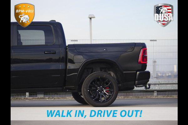 Dodge Ram | 1500 | Limited | Night | 3.0L Twin-Turbo I6 | High Output | BPM-VRIJ | Passenger Display | 14,4 Touch Screen | RAMBOX Getoonde accessoires zijn verkrijgbaar tegen meerprijs