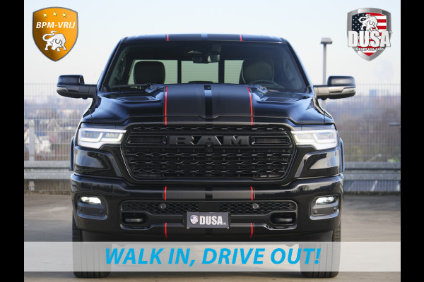 Dodge Ram | 1500 | Limited | Night | 3.0L Twin-Turbo I6 | High Output | BPM-VRIJ | Passenger Display | 14,4 Touch Screen | RAMBOX Getoonde accessoires zijn verkrijgbaar tegen meerprijs