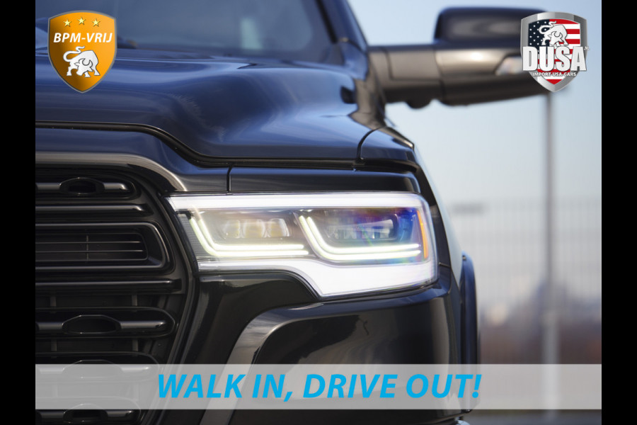 Dodge Ram | 1500 | Limited | Night | 3.0L Twin-Turbo I6 | High Output | BPM-VRIJ | Passenger Display | 14,4 Touch Screen | RAMBOX Getoonde accessoires zijn verkrijgbaar tegen meerprijs