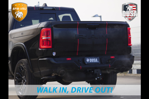 Dodge Ram | 1500 | Limited | Night | 3.0L Twin-Turbo I6 | High Output | BPM-VRIJ | Passenger Display | 14,4 Touch Screen | RAMBOX Getoonde accessoires zijn verkrijgbaar tegen meerprijs