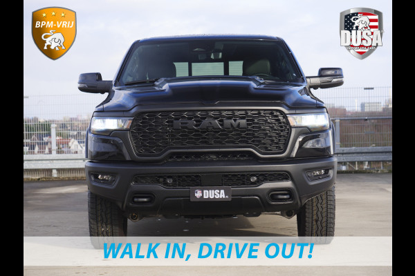 Dodge Ram | 1500 | Rebel | Premium | 4x4 | Crew Cab | 3.0L Twin-turbo I6 | BPM-VRIJ | 14,4 inch Touchscreen | Panorama | Harman Kardon | Getoonde accessoires zijn verkrijgbaar tegen meerprijs