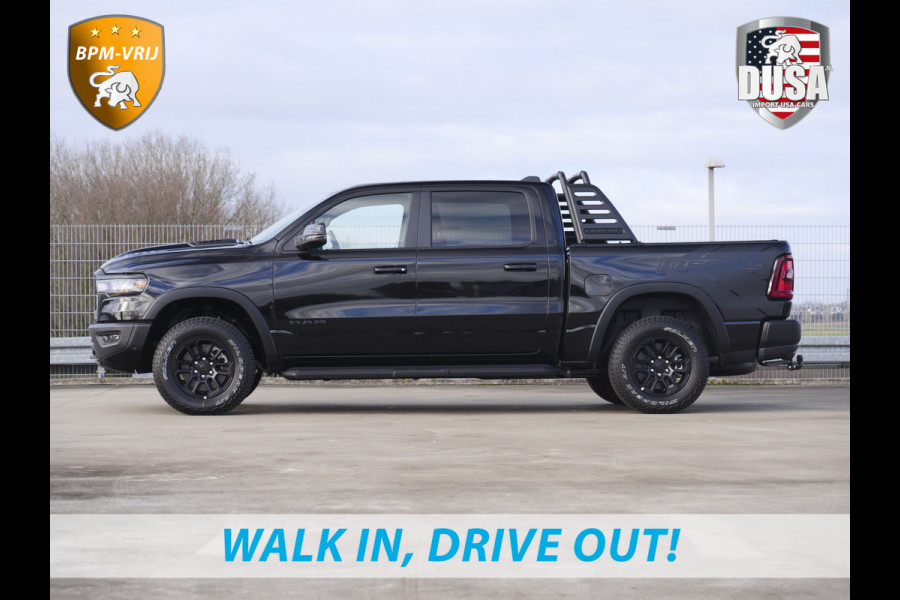 Dodge Ram | 1500 | Rebel | Premium | 4x4 | Crew Cab | 3.0L Twin-turbo I6 | BPM-VRIJ | 14,4 inch Touchscreen | Panorama | Harman Kardon | Getoonde accessoires zijn verkrijgbaar tegen meerprijs