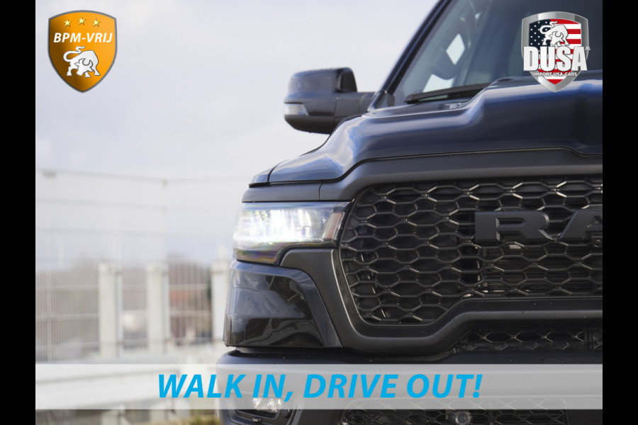 Dodge Ram | 1500 | Rebel | Premium | 4x4 | Crew Cab | 3.0L Twin-turbo I6 | BPM-VRIJ | 14,4 inch Touchscreen | Panorama | Harman Kardon | Getoonde accessoires zijn verkrijgbaar tegen meerprijs