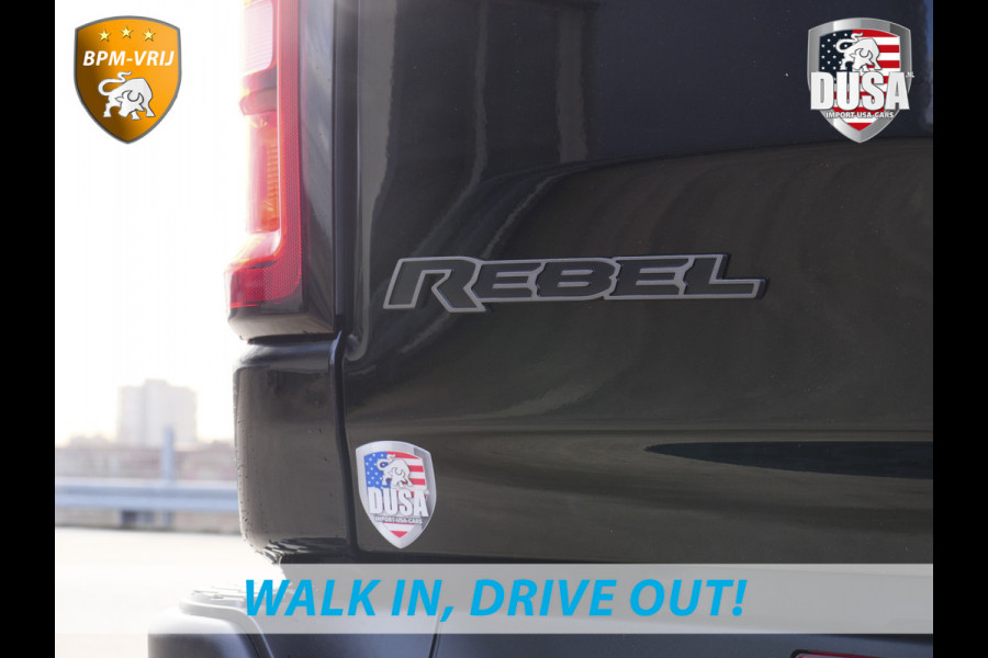 Dodge Ram | 1500 | Rebel | Premium | 4x4 | Crew Cab | 3.0L Twin-turbo I6 | BPM-VRIJ | 14,4 inch Touchscreen | Panorama | Harman Kardon | Getoonde accessoires zijn verkrijgbaar tegen meerprijs