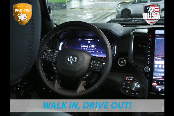 Dodge Ram | 1500 | Rebel | Premium | 4x4 | Crew Cab | 3.0L Twin-turbo I6 | BPM-VRIJ | 14,4 inch Touchscreen | Panorama | Harman Kardon | Getoonde accessoires zijn verkrijgbaar tegen meerprijs