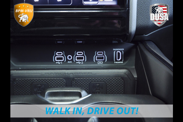 Dodge Ram | 1500 | Rebel | Premium | 4x4 | Crew Cab | 3.0L Twin-turbo I6 | BPM-VRIJ | 14,4 inch Touchscreen | Panorama | Harman Kardon | Getoonde accessoires zijn verkrijgbaar tegen meerprijs