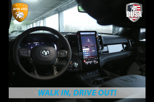 Dodge Ram | 1500 | Rebel | Premium | 4x4 | Crew Cab | 3.0L Twin-turbo I6 | BPM-VRIJ | 14,4 inch Touchscreen | Panorama | Harman Kardon | Getoonde accessoires zijn verkrijgbaar tegen meerprijs