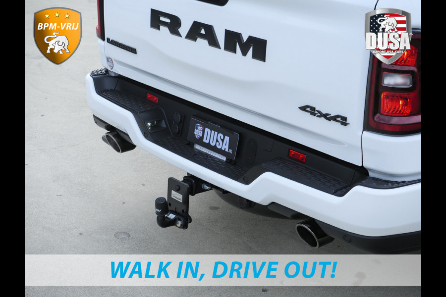 Dodge Ram 1500 | Laramie | Premium Night | 3.0L I6 Hurricane | Crew Cab | 4X4 | BPM VRIJ | Niveau regeling | Passenger Display | Getoonde accessoires zijn verkrijgbaar tegen meerprijs