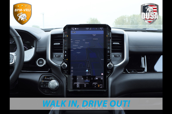 Dodge Ram 1500 | Laramie | Premium Night | 3.0L I6 Hurricane | Crew Cab | 4X4 | BPM VRIJ | Niveau regeling | Passenger Display | Getoonde accessoires zijn verkrijgbaar tegen meerprijs