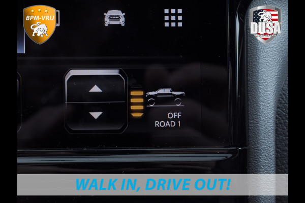 Dodge Ram 1500 | Laramie | Premium Night | 3.0L I6 Hurricane | Crew Cab | 4X4 | BPM VRIJ | Niveau regeling | Passenger Display | Getoonde accessoires zijn verkrijgbaar tegen meerprijs