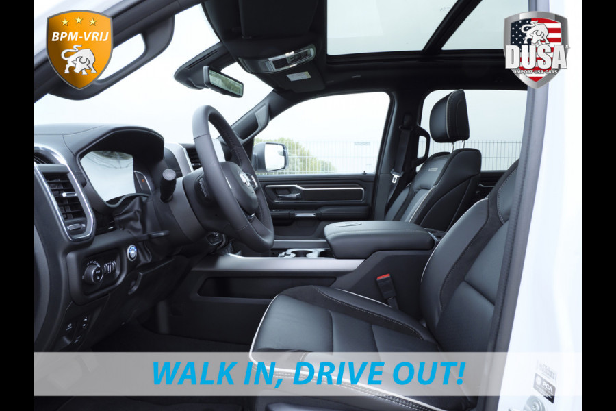 Dodge Ram 1500 | Laramie | Premium Night | 3.0L I6 Hurricane | Crew Cab | 4X4 | BPM VRIJ | Niveau regeling | Passenger Display | Getoonde accessoires zijn verkrijgbaar tegen meerprijs