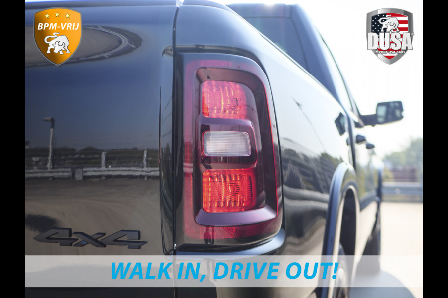 Dodge Ram 1500 | Laramie | Premium Night | 3.0L I6 Hurricane | Crew Cab | 4X4 | BPM VRIJ | Niveau regeling | 14,4-inch Touchscreen | LPG | Getoonde accessoires zijn verkrijgbaar tegen meerprijs