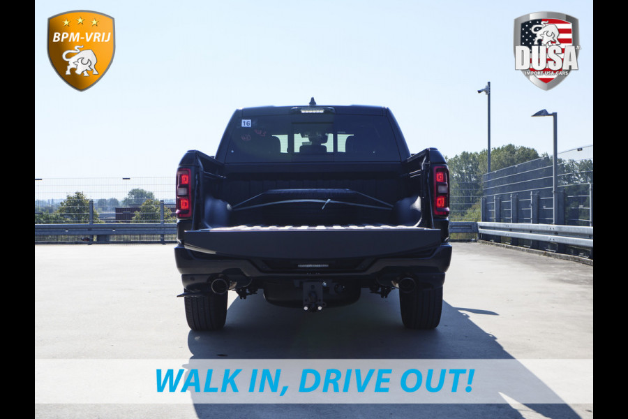 Dodge Ram 1500 | Laramie | Premium Night | 3.0L I6 Hurricane | Crew Cab | 4X4 | BPM VRIJ | Niveau regeling | 14,4-inch Touchscreen | LPG | Getoonde accessoires zijn verkrijgbaar tegen meerprijs