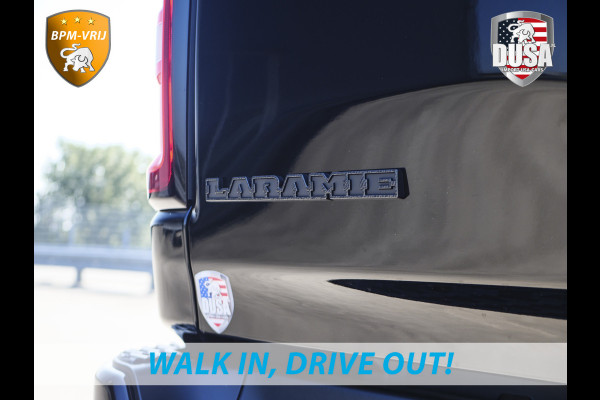 Dodge Ram 1500 | Laramie | Premium Night | 3.0L I6 Hurricane | Crew Cab | 4X4 | BPM VRIJ | Niveau regeling | 14,4-inch Touchscreen | LPG | Getoonde accessoires zijn verkrijgbaar tegen meerprijs