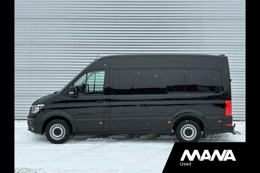 Volkswagen Crafter 35 2.0 TDI L3H3 Automaat Trekhaak 2x Treeplank Camera Cruise Standkachel Elektrische schuifdeur