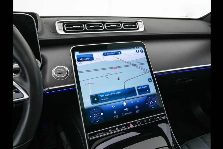 Mercedes-Benz S-Klasse 580 e 4MATIC Lang [ Plug-In ] (INCL-BTW) Aut. *PANO | NAVI-FULLMAP | DISTRONIC | BURMESTER-AUDIO | TOP-VIEW | KEYLESS | FULL-LED | DIGITAL-COCKPIT | AMBIENT-LIGHT | HEATED/VENTILATED-SEATS |...*