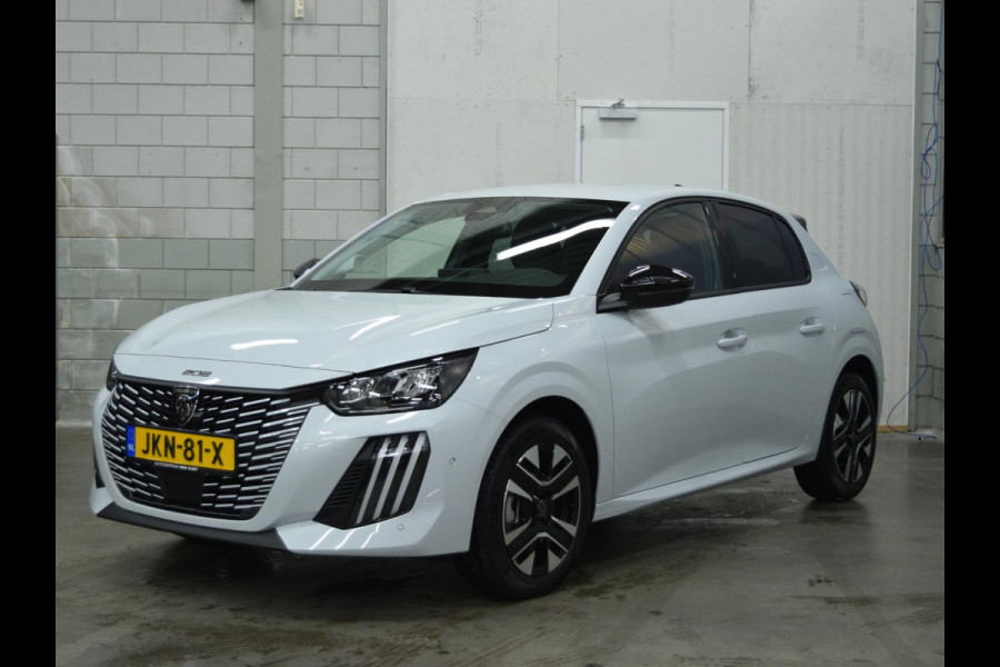 Peugeot 208 1.2 Hybrid 110 e-DCS6 Allure Private lease actie: € 376,- p/m o.b.v 48 mnd en 5.000 km per jaar  ACHTERUITRIJCAMERA MET SENSOREN | NAVIGATIE & CARPLAY | E.C.C. |